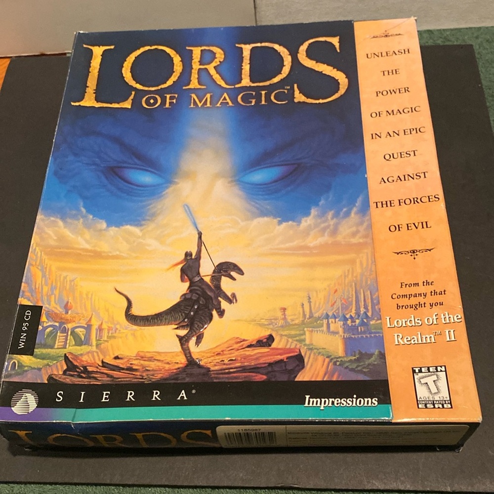 Vintage 1990s “Lords of Magic” PC Game